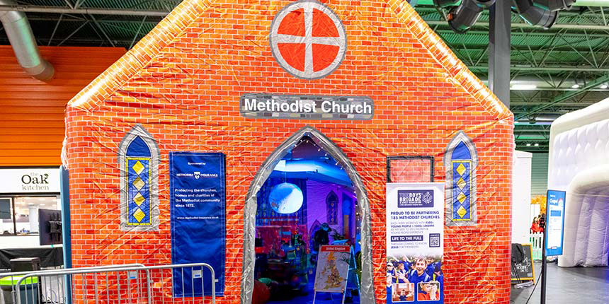 Inflatable Methodist chapel