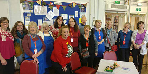 People in community centre