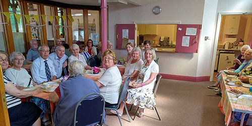 Group at a coffee morning
